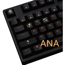 Overwatch Backlit Hero Keycap Set Gaming Keyset Key Cap for Cherry MX Mechanical Keyboard DVA Mercy Ana (Ana)
