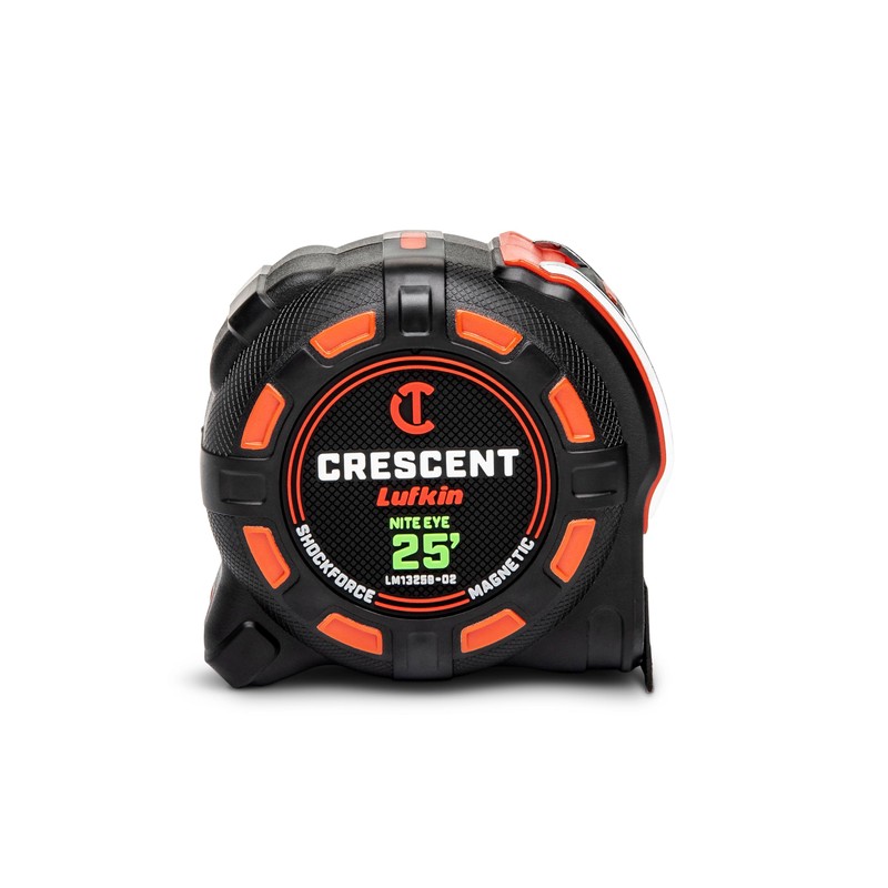 LM1325B-02 1-1/4" x 25' SHOCKFORCE NITE Eye Magnetic Tape Measure