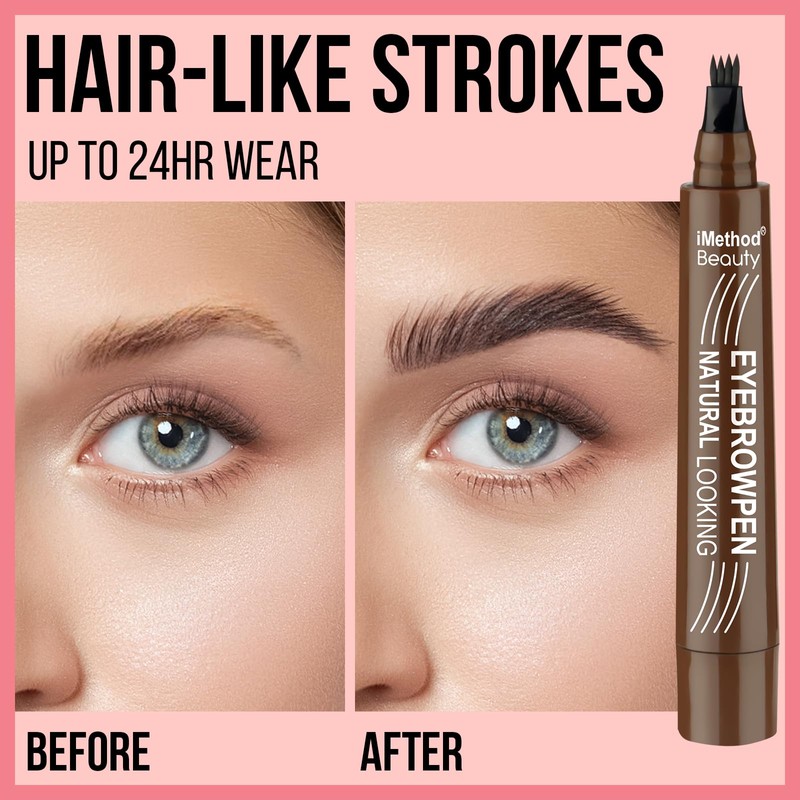 iMethod Eyebrow Pen - Eyebrow Pencil Magical Upgraded Eye Brow