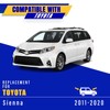 3 wipers Replacement for 2011-2020 Toyota sienna, Windshield Wiper Blades