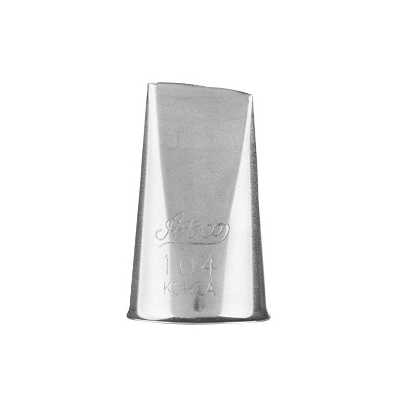 Ateco S/S Tube Rose Petal Decorating Pastry Tip #104S