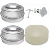 COMVERIX 1.98" Trailer Bearing Dust Cap with Installation Tool, Durable