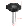 TA-VIGOR Clamping Screw Knob Star Shaped M8 x 30mm, 48mm