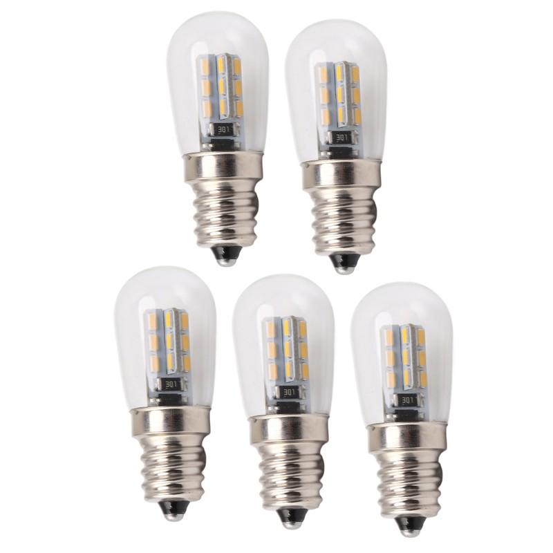 5Pcs E12 LED Bulb High Brightness 120V Fridge Lamp Bulb