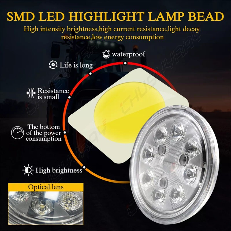 CHUSYYRAY LED Landing Light for Aircraft "SPOT" Beam #4509 PAR36