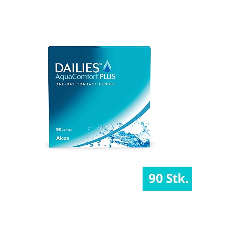 Dailies AquaComfort Plus Tageslinsen weich | 90 Stück | BC