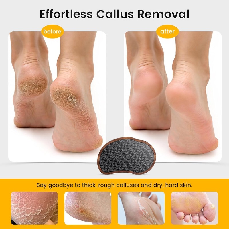 BEZOX Nano Glass Foot File Exfoliating Remover with Cover -