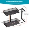 Under Sink Organizer, 1 Packs 2 Tier Under Sink Organizers