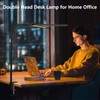EppieBasic LED Desk lamp,Double Head Architect Desk Lamps for Home