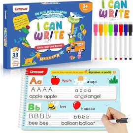 Preschool Learning Activities - Tracing Activity Books for Kids Ages 3-5 - Preschool Kindergarten Workbooks Age 3-4 - Toddler Handwriting Practice Alphabet Learning Educational Toys Gifts for Kids