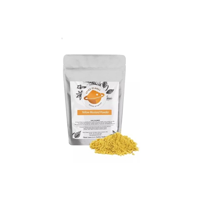 Yellow Mustard Powder | Ground Premium Quality by Spice Planet®