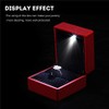 Brrnoo Fashionable LED Ring Box Illuminated Ring Box for Marriage