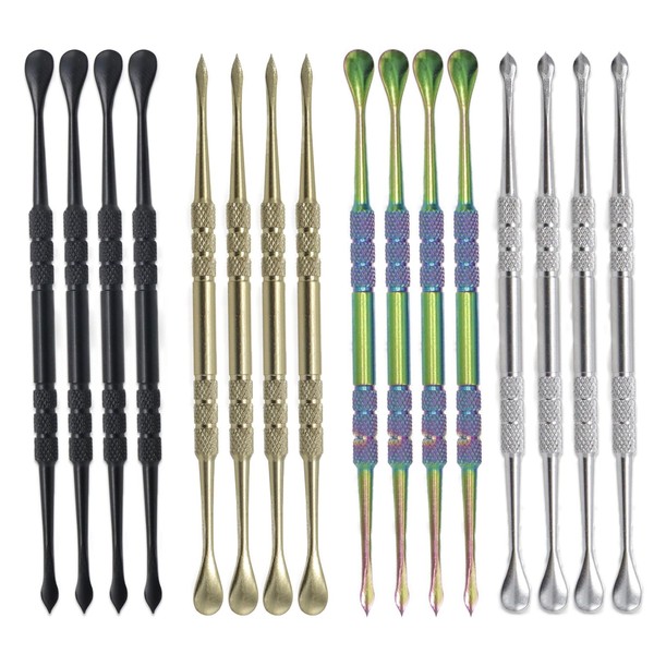 Joyangy 16-Pack Multicolor Wax Carving Tools Set, Stainless Steel Double-Ended