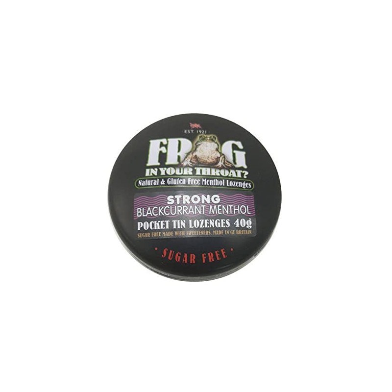 Simpkins Natural Frog In Your Throat Lozenges Blackcurrant Menthol 40g