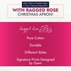 Ragged Rose Christmas Apron - Kids Aprons for Cooking &