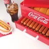 Nostalgia Extra Large Diner-Style Coca-Cola Hot Dog Steamer and Bun