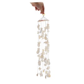 BESPORTBLE Seashell Wind Chime Ornament Natural Hanging Decor for Home Window Door Melodious Sounds Easy to