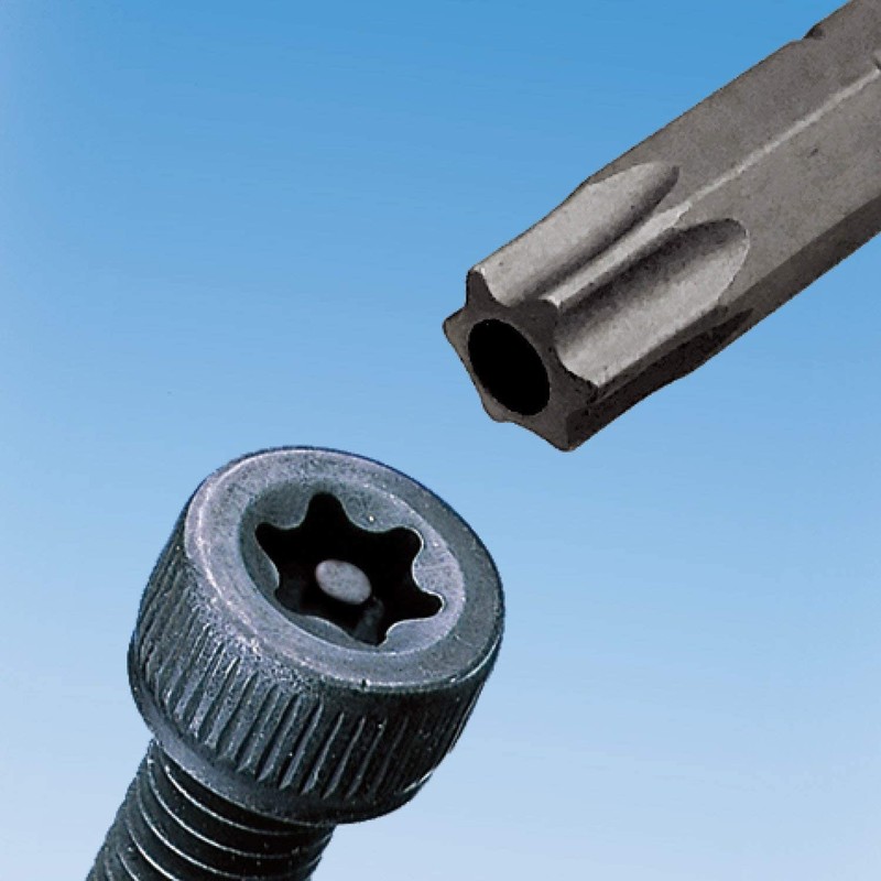 ベッセル(VESSEL) トルクスドライバーセット(ビット10本付) ショートビット差替式 TD-6310TX