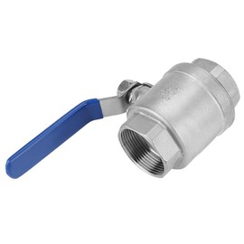 1-1/2" DN40 Female Thread Ball Valve, 1000 WOG Stainless Steel Two-piece Full Port Handle Ball Valve,Heavy Duty Water Oil Gas Shut Off Switch Pipe Fitting