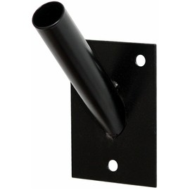 KeyMet GmbH Flag Pole Holder Flag Wall Holder Flag Pole Flag Double Mount Black (1, Black 1-Compartment)