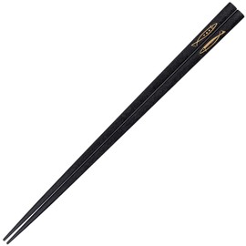 Sunlife H-06262 Chopsticks, Long 10.6 inches (27 cm), Lacquered Fish, Black, Made in Japan