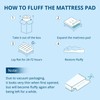YUGYVOB Mattress Pad Extra Thick, Cooling, and Breathable Full Size