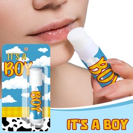 30 Pack Lip Balm Bulk It's a Boy Baby Shower Games Prizes Party Gifts Bulk Lip Balms Favors for Winners Adults Guests Gender Reveal Favors Decorations Baby Shower Souvenirs Gift Bags Stuffers