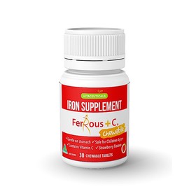 Vitaceuticals Ferrous + C Iron Supplement Chewable Tab X 30