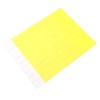 500PCS Paper Wristband Yellow Bracelets Disposable Waterproof Tear Resistant Paper