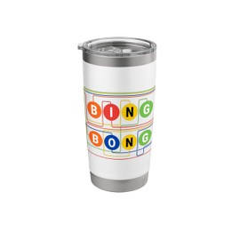 Bing Bong NYC Funny Subway Sound Men Women Boys Girls Kids Stainless Steel Insulated Tumbler