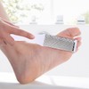 OHPHCALL 2pcs Stainless Steel Double-sided Foot File Rasp Pedicure Tool