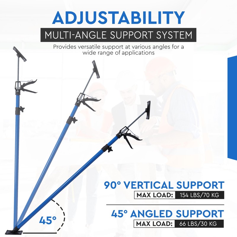 ENISPERA Cabinet Jack Support Pole, 19.7-114.2" Adjustable 3rd Hand Tool,