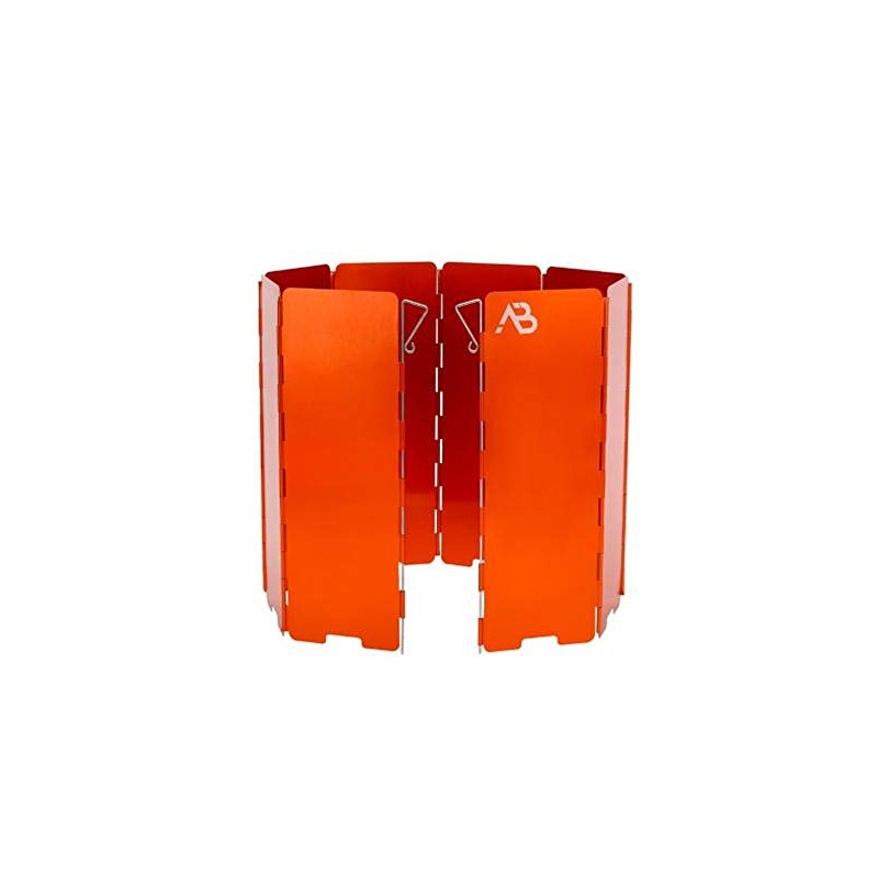 A.Blöchl Foldable Wind Shield with 8 Slats (Orange/24 x 68