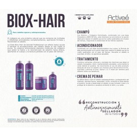 Acondicionador Professional BiotinColagena Renueva Nutre y Fortalece Cabellos Opacos y Procesados Libre de Sal Activee 472mL