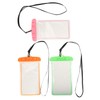 OHPHCALL 3pcs Underwater Phone Pouch Fluorescent for Swimming Diving and