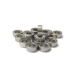 fieldlabo Mini Bearings Ball Bearings 74zz 740zz 0.1 x 0.1 inch (4 mm x 7 mm x 2.5 mm) Set of 10
