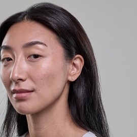 Remi Rhode 925 Sterling Silver Earrings | Silver Stud Earrings for Women Trendy | Small Marilyn 1/8 ctw Lab Grown Diamond Stud Earrings | Hypoallergenic Jewelry | Gift for Women Men