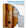 WENHUALI 50 Pack Safety Nail Plates for Wood Studs, 2.5
