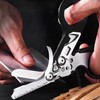Trauma Shear Foldable,Emergency Response Shears with Strap Cutter and Glass