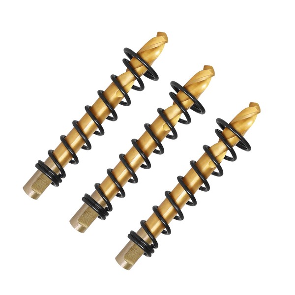 AOKAIMIAR 3pcs Titanium Plated Center Drill Bit