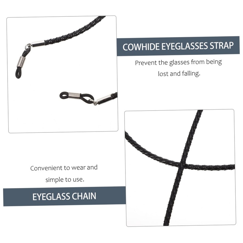 Gadpiparty 2pcs Eyeglass Lanyards Lost Sports Chain for Secure Glasses