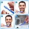Ziliny 100 Pcs Prepasted Disposable Toothbrushes Bulk Individually Wrapped Pre
