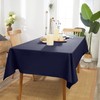 ANPTGHT Navy Blue Rectangle Tablecloth 54 x 80 Inch 210