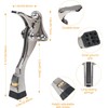 1 Pack Satin Nickel Kick Down Door Stopper for Bottom