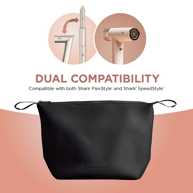 Shark Beauty Storage Bag, Black