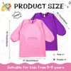 Geyoga 2 Pcs Kids Art Smock Painting Waterproof Toddler Artist