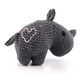DIY Crochet Kit Rhino Dex Eco Barbante Lava