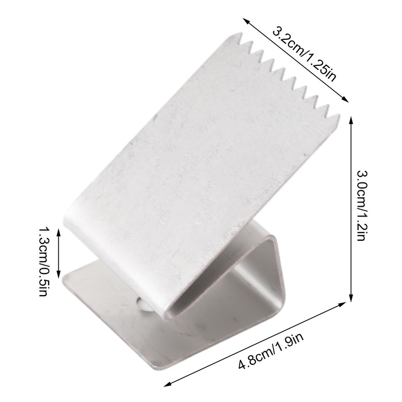 16 Pack Hurricane Board Up Clips, Stainless Steel Clips and