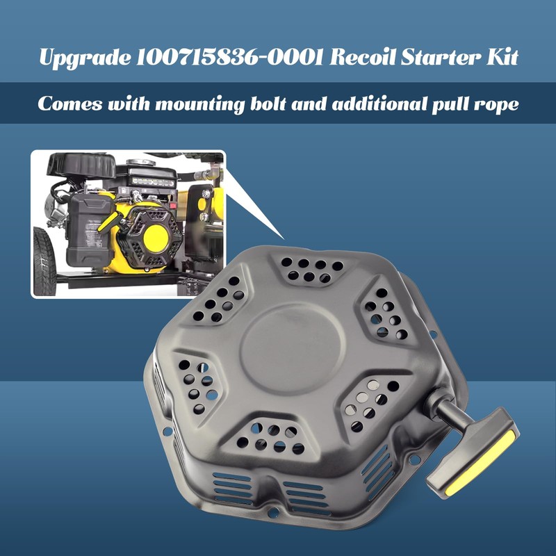 Esttlamer 100715836-0001 Recoil Starter Assembly Compatible with Champion Portable Generator