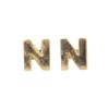 Rayher Wax Letters, 9 mm 2 Pieces, Gold N Gold